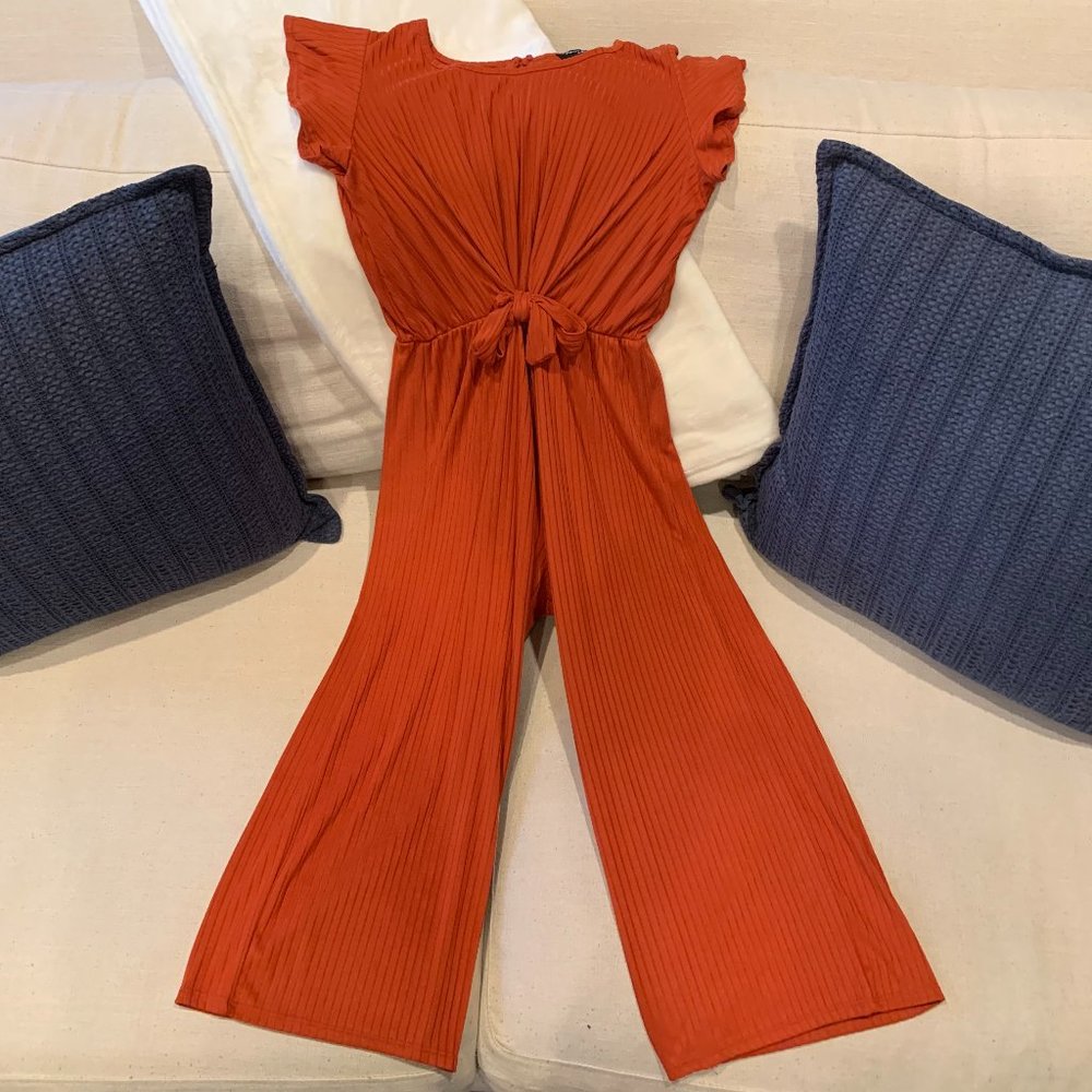Love 2 Be Loved Orange Romper